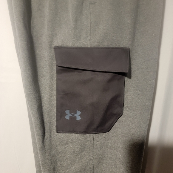 Under Armour 1373233-010 Terry Utility Jogger Sweatpants Men's Size Large - Picture 8 of 8